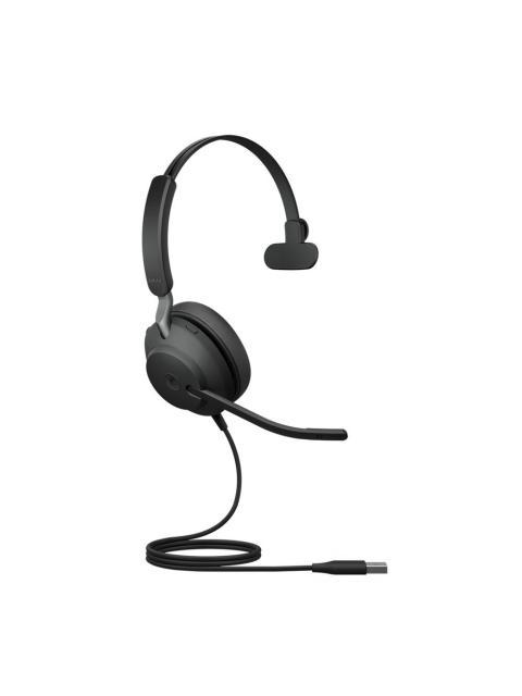 JABRA MONOAURAL EVOLVE2 40 SE MS ALAMBRICO USB-A NEGRO