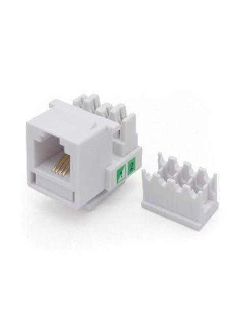 JACK DE RED BROBOTIX CAT-3 RJ-11 TELFONIA BLANCO 497837