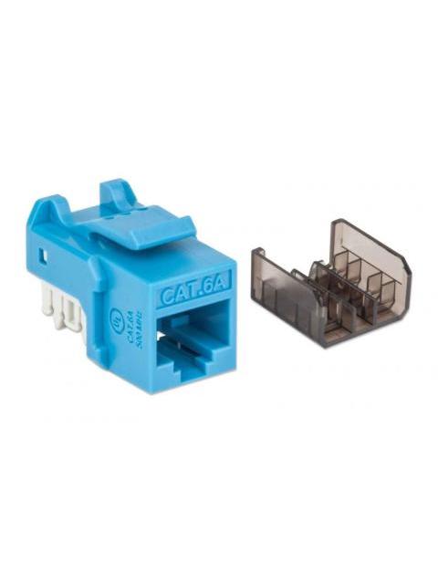 INTELLINET JACK DE RED CAT6A UTP RJ-45 AZUL-NEGRO
