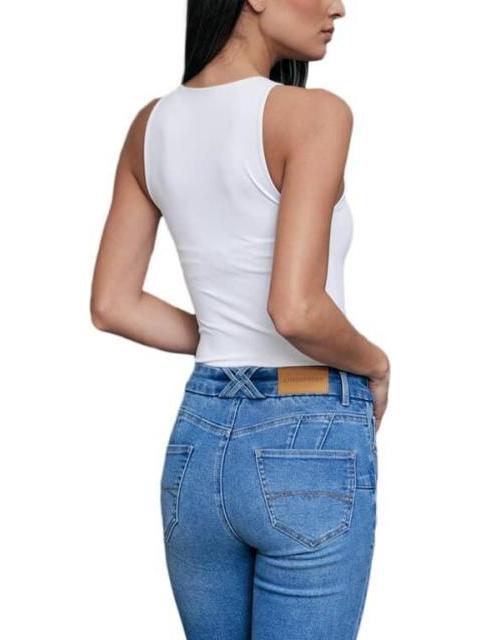 JEANS ACAMPANADO GRIS ATMOSPHERE DNM