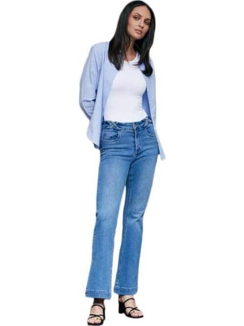 JEANS ACAMPANADO GRIS ATMOSPHERE DNM