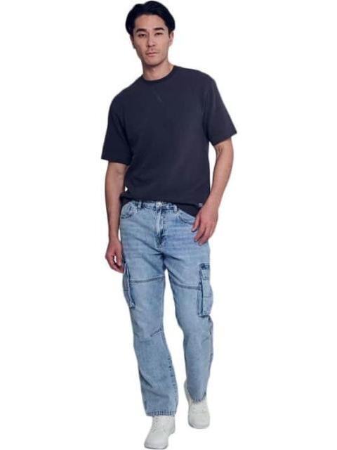 JEANS CARGO BLEACH HARD SODA