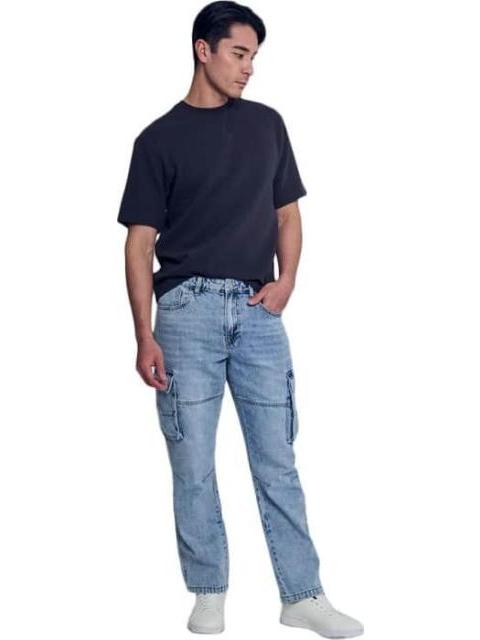 JEANS CARGO BLEACH HARD SODA