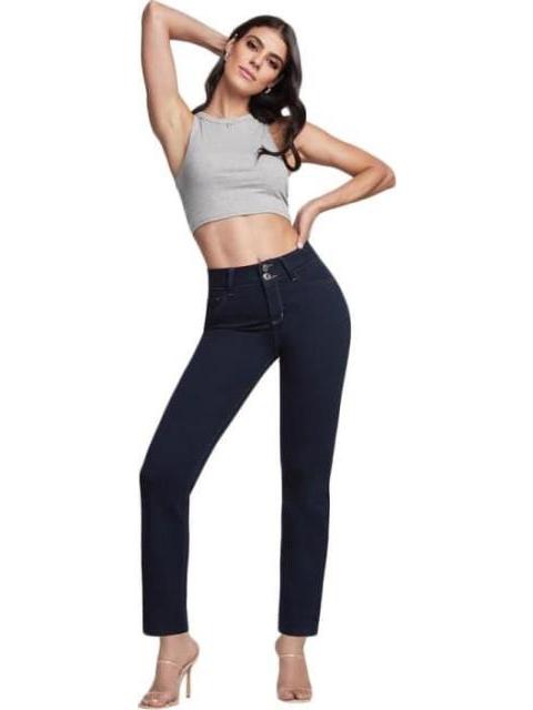 JEANS CINTURA ALTA AZUL INDIGO SEVEN JEANS