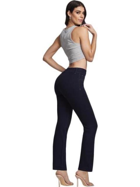 JEANS CINTURA ALTA AZUL INDIGO SEVEN JEANS