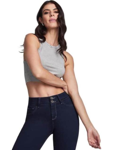 JEANS CINTURA ALTA AZUL INDIGO SEVEN JEANS