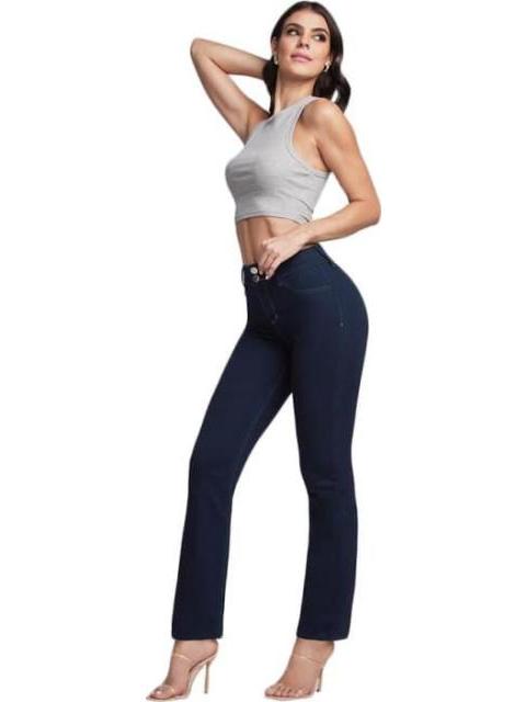 JEANS CINTURA ALTA AZUL INDIGO SEVEN JEANS