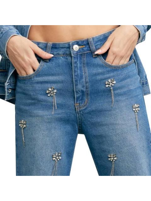 JEANS RECTOS CINTURA ALTA GRIS ATMOSPHERE DNM
