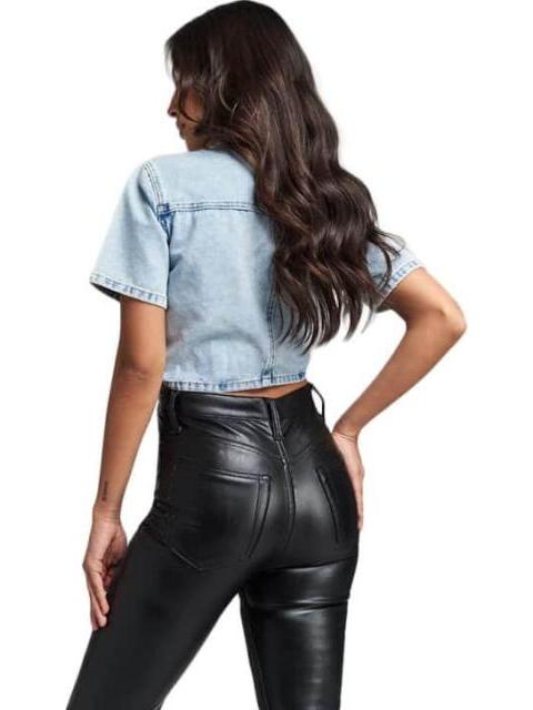 JEANS RECTOS CINTURA SUPERALTA NEGRO ATMOSPHERE DNM