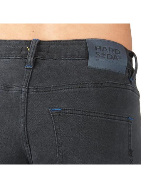 JEANS SLIM CINTURA REGULAR GRIS HARD SODA