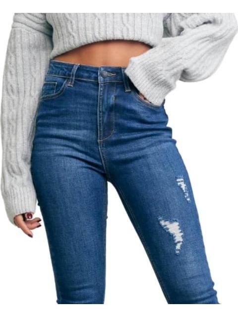 JEANS SUPERSKINNY CINTURA ALTA GRIS ATMOSPHERE DNM
