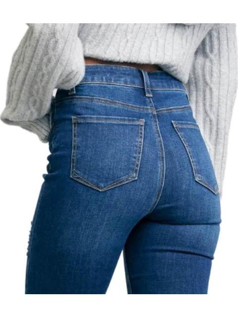 JEANS SUPERSKINNY CINTURA ALTA GRIS ATMOSPHERE DNM