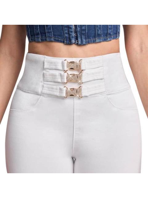 JEANS CINTURA SUPERALTA BLANCO SEVEN JEANS
