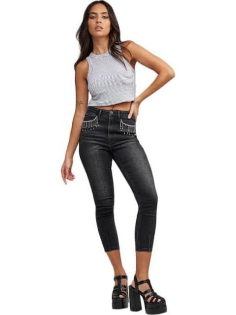 JEANS CINTURA SUPERALTA NEGRO ATMOSPHERE DNM