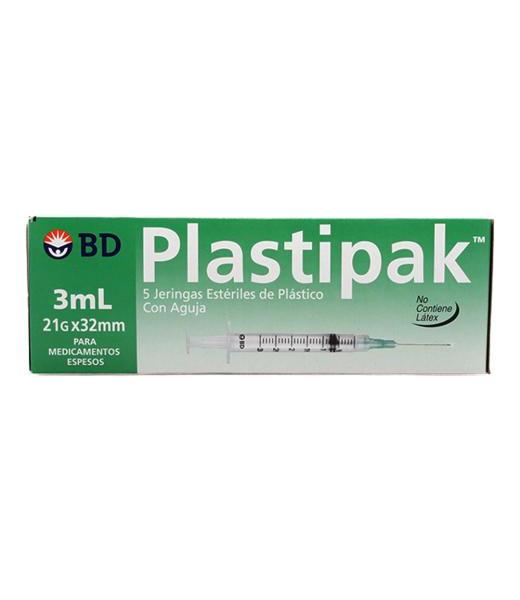JERINGA PLASTIPACK JERINGA VERDE 3 ML