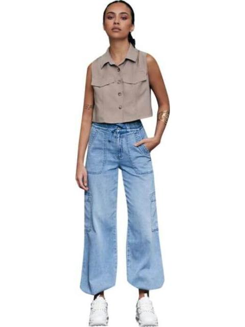 JOGGER CINTURA ALTA GRIS ATMOSPHERE DNM