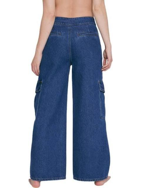 JOGGER CINTURA SUPER ALTA AZUL INDIGO ATMOSPHERE DNM