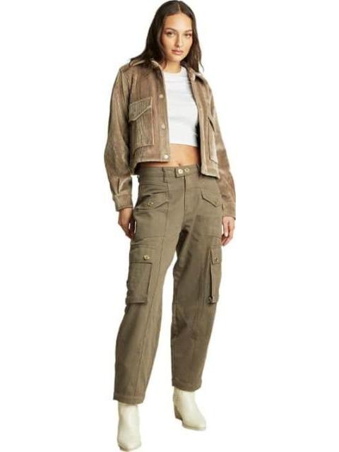 JOGGER CINTURA SUPERALTA VERDE OLIVO ATMOSPHERE DNM