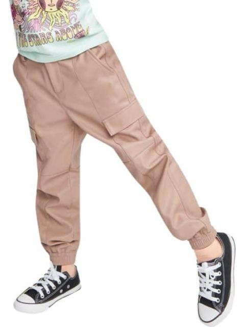 JOGGER EFECTO PIEL PALO DE ROSA HOLLY LAND KIDS