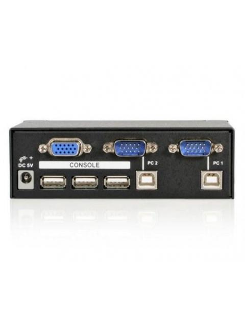 STARTECH  JUEGO CONMUTADOR KVM SV231USB 2 PUERTOS VGA CON CABLES