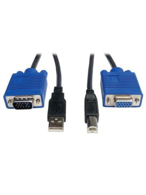 JUEGO DE CABLES KVM TRIPP LITE B006-VU4-R HD15-F USB-B - HD15-M USB-A 3M P758-010