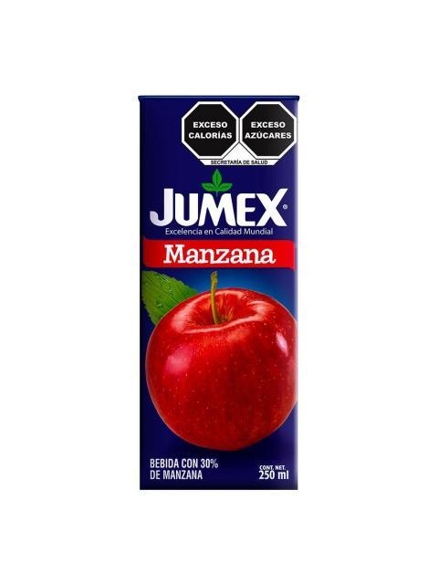 JUMEX MINI MANZANA EXHIBIDOR 10 PZ DE 25 ML
