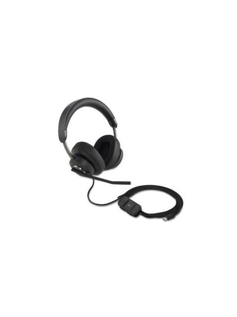 KENSINGTON AUDIFONOS CON MICROFONO H2000 ALAMBRICO USB-C NEGRO