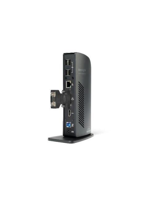 KENSINGTON DOCKING STATION SD3500V 2X USB 3.0 4X USB 2.0 1X RJ-45 1X HDMI 2X DVI-I 1X VGA 1X 3.5MM NEGRO