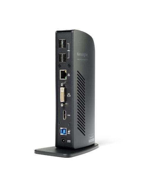 KENSINGTON DOCKING STATION SD3500V 2X USB 3.0 4X USB 2.0 1X RJ-45 1X HDMI 2X DVI-I 1X VGA 1X 3.5MM NEGRO