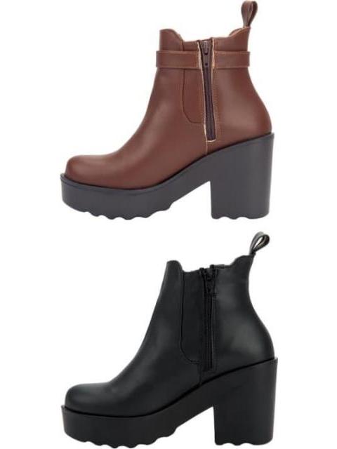 KIT BOTA PU CON PLATAFORMA TRACK MULTICOLOR TIERRA BENDITA