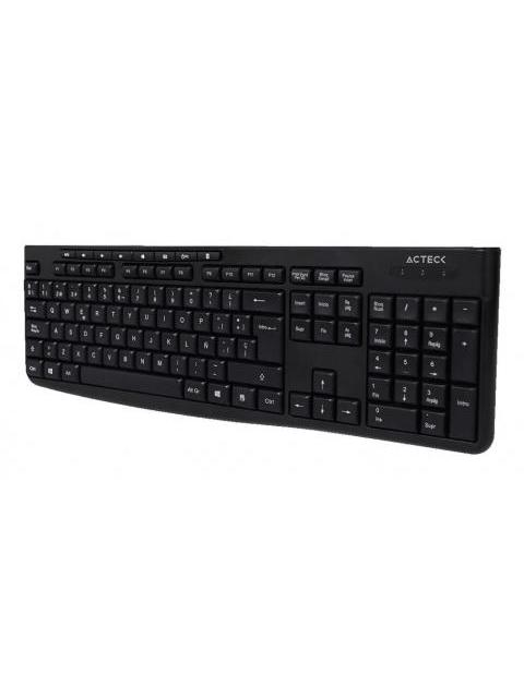 KIT DE TECLADO Y MOUSE ACTECK CREATOR PRIME MK455 ALAMBRICO USB NEGRO (ESPANOL)