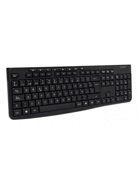 KIT DE TECLADO Y MOUSE ACTECK CREATOR PRIME MK455 ALAMBRICO USB NEGRO (ESPANOL)