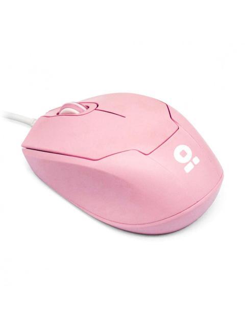 KIT DE TECLADO Y MOUSE BROBOTIX 6001196 ALAMBRICO USB ROSA (ESPANOL)