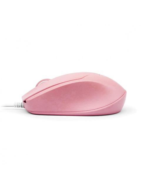 KIT DE TECLADO Y MOUSE BROBOTIX 6001196 ALAMBRICO USB ROSA (ESPANOL)