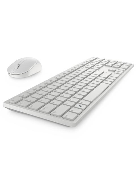 KIT DE TECLADO Y MOUSE DELL KM5221W INALAMBRICO USB BLANCO (ESPANOL)