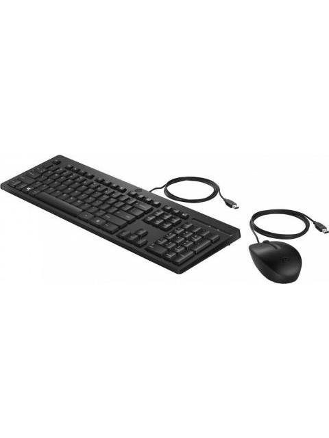 KIT DE TECLADO Y MOUSE HP 225 286J4AA ALAMBRICO COMPATIBLE CON EQUIPOS HP CON PUERTO USBA DISPONIBLE