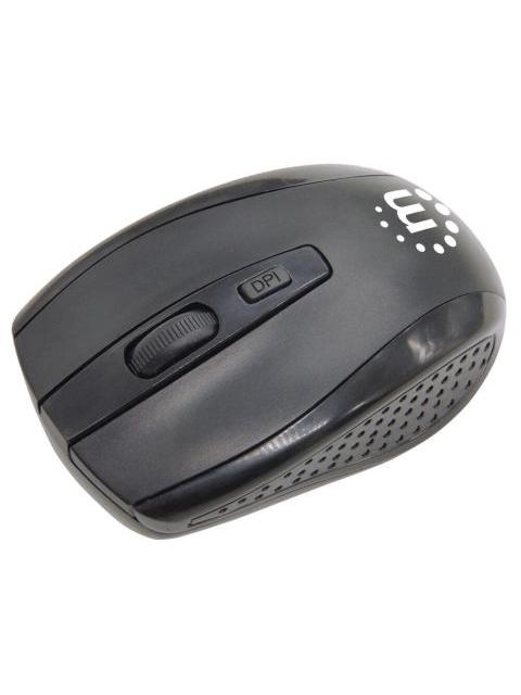 KIT DE TECLADO Y MOUSE MANHATTAN 178990 INALAMBRICO USB NEGRO (ESPANOL)