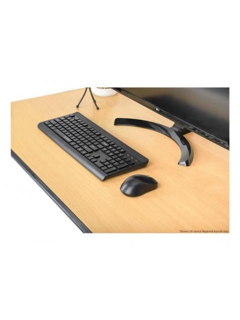 KIT DE TECLADO Y MOUSE MANHATTAN 180771 INALAMBRICO RF INALAMBRICO NEGRO INGLES