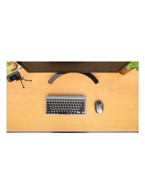 KIT DE TECLADO Y MOUSE MANHATTAN 180795 INALAMBRICO RF INALAMBRICO GRIS INGLES