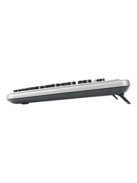 KIT DE TECLADO Y MOUSE MANHATTAN 180795 INALAMBRICO RF INALAMBRICO GRIS INGLES