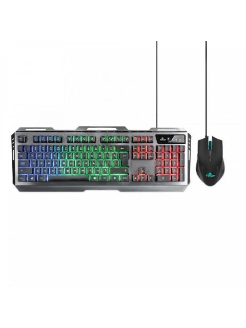 KIT GAMER DE TECLADO Y MOUSE YEYIAN PHOENIX 3000 ALAMBRICO USB NEGRO