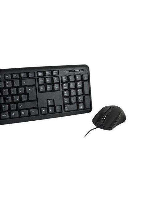 KIT DE TECLADO Y MOUSE PERFECT CHOICE PC-201076 ALAMBRICO USB NEGRO (ESPANOL)