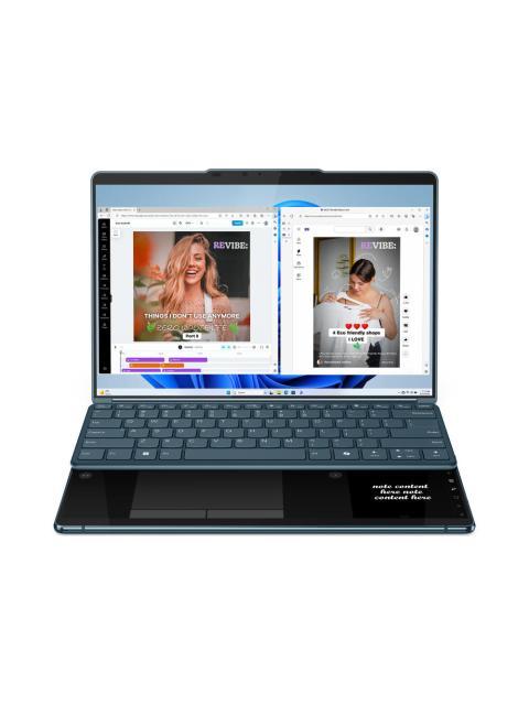 LAPTOP LENOVO YOGA BOOK 9 13.3 2880X1800 TACTIL INTEL CORE ULTRA 7 155U 16GB 1TB SSD WINDOWS 11 HOME ESPANOL