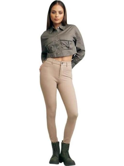 LEGGINGS CINTURA REGULAR BEIGE HOLLY LAND