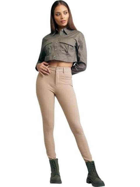 LEGGINGS CINTURA REGULAR BEIGE HOLLY LAND