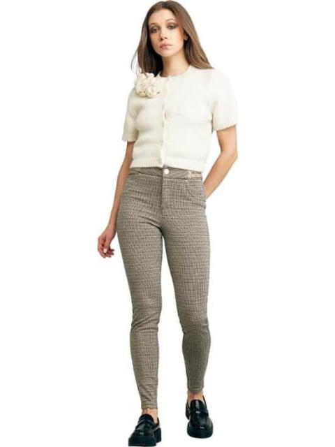 LEGGINGS CUADROS CINTURA ALTA BICOLOR HOLLY LAND