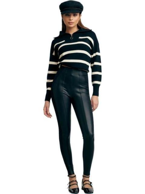 LEGGINGS EFECTO PIEL NEGRO HOLLY LAND