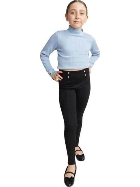 LEGGINGS LISO NEGRO HOLLY LAND KIDS