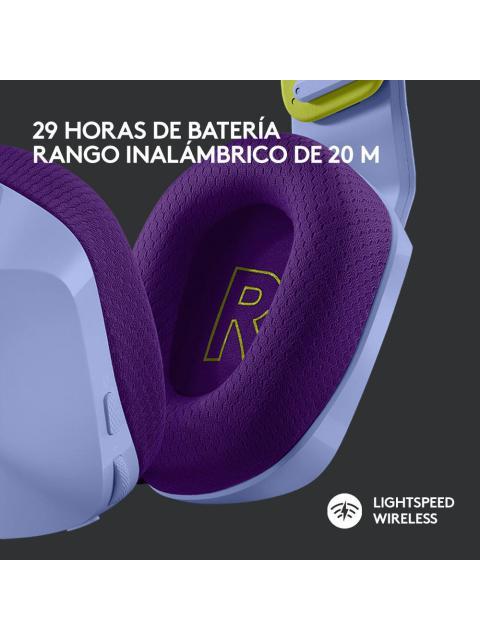 LOGITECH AUDIFONOS GAMER G733 7.1 PARA PS4-PC INALAMBRICO USB LILA