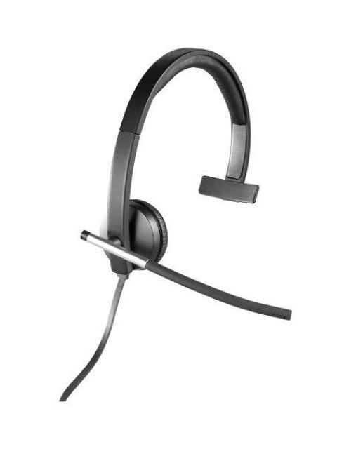 LOGITECH H650E AUDIFONOS CON MICROFONO ALAMBRICO USB COLOR NEGRO